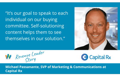 Self-solutioning Content Drives Marketing Contribution to Sales Revenue with Michael Passanante at Capital Rx